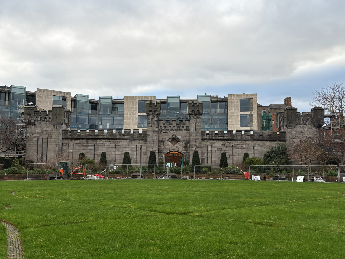Dublin Castle and Dubh Linn Gardens